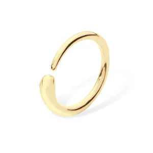 Single Drop Ring in Gold Vermeil