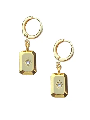 Starlit Huggie Earrings