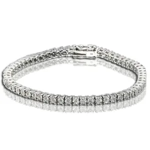 Sterling Silver 1/5 Ct.Tw.Diamond Mount Bracelet