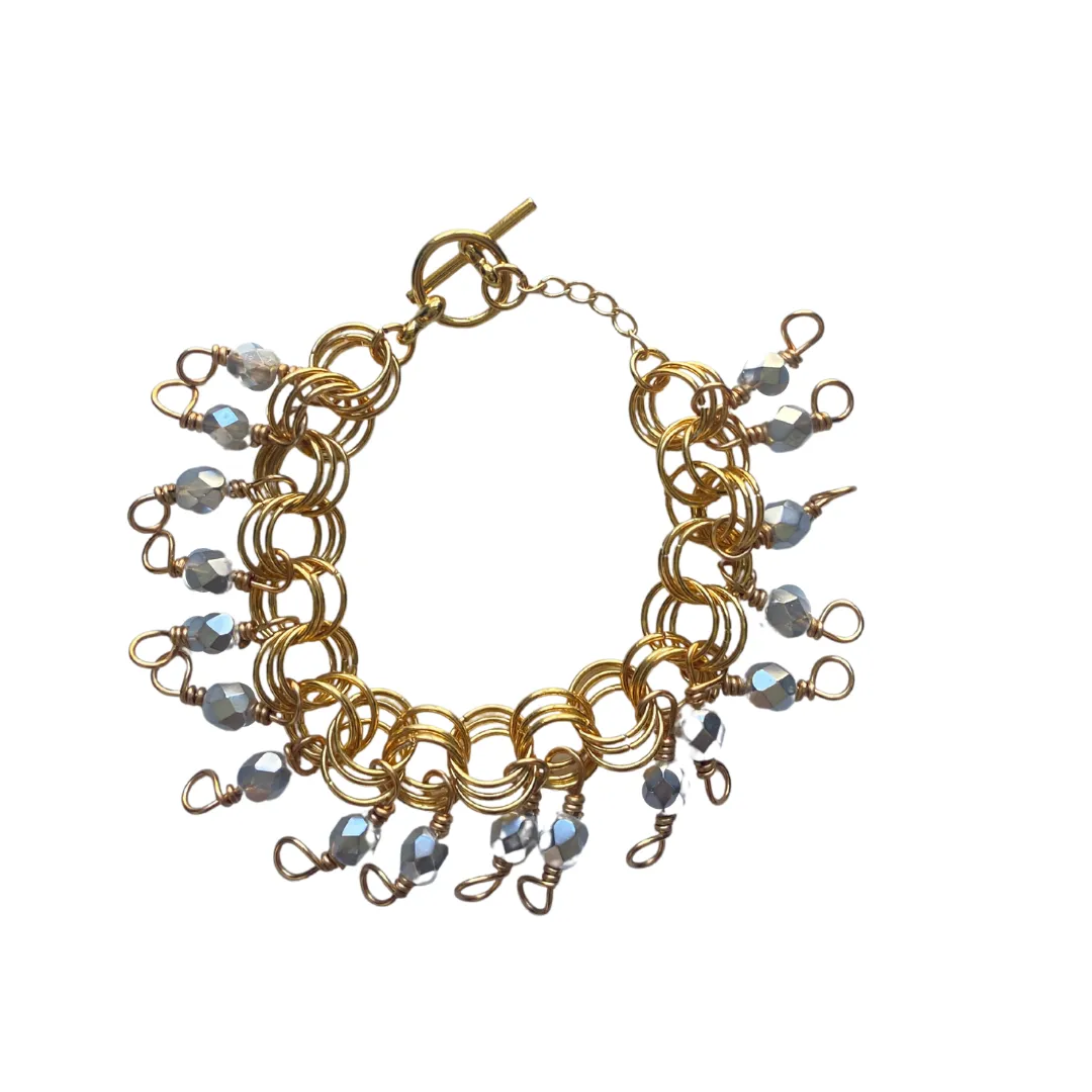 The Donna Bracelet in Metallic Silver