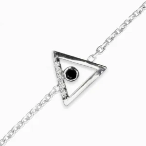 Triangulo: Black Spinel & Diamond