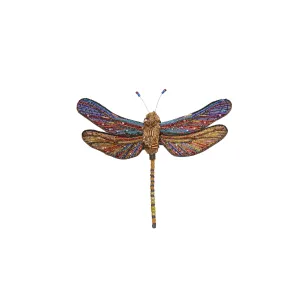 Trovelore Brown Hawker Dragonfly Brooch Pin