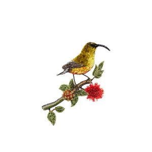 Trovelore Garden Sunbird Brooch Pin