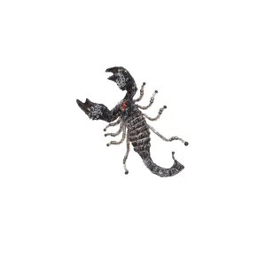 Trovelore Indian Black Scorpion Brooch Pin