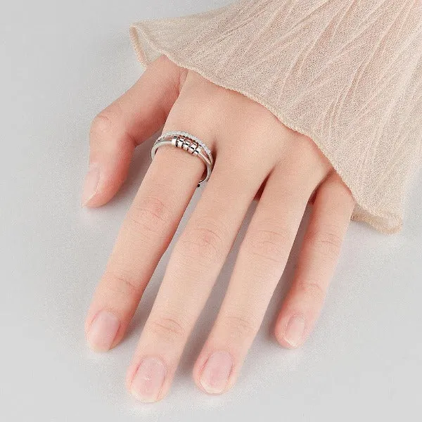 Twinkle Anti-Anxiety Bead Ring (Adjustable)