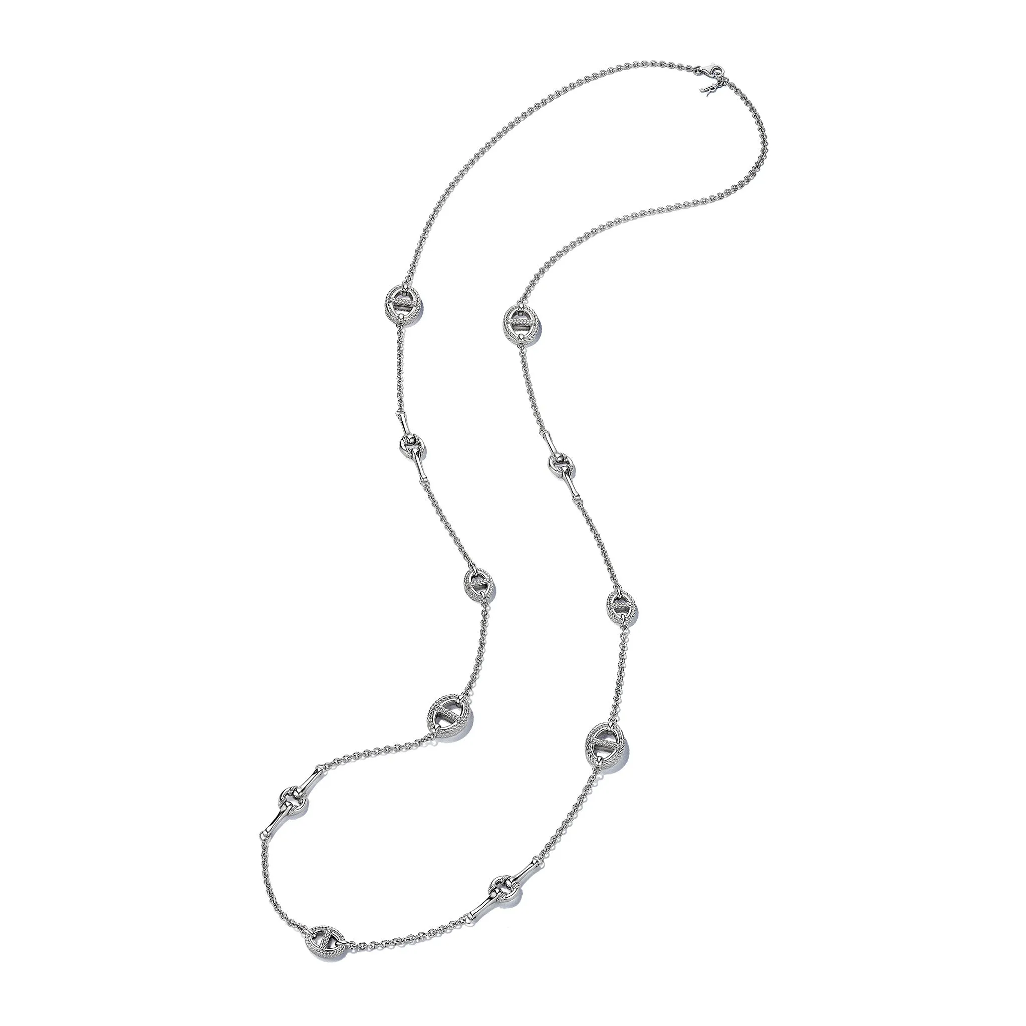 Vienna Long Multi Link Station Necklace