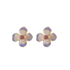 Violet Dogwood Earrings